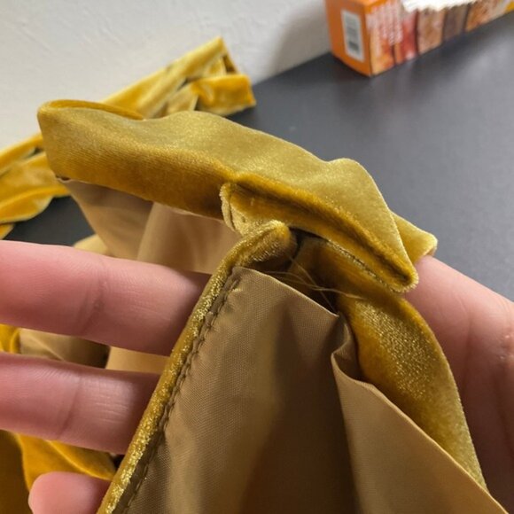 INC International Concepts Gold Velvet Blazer Women Sz XL Cocktail Party Glam - Picture 10 of 11